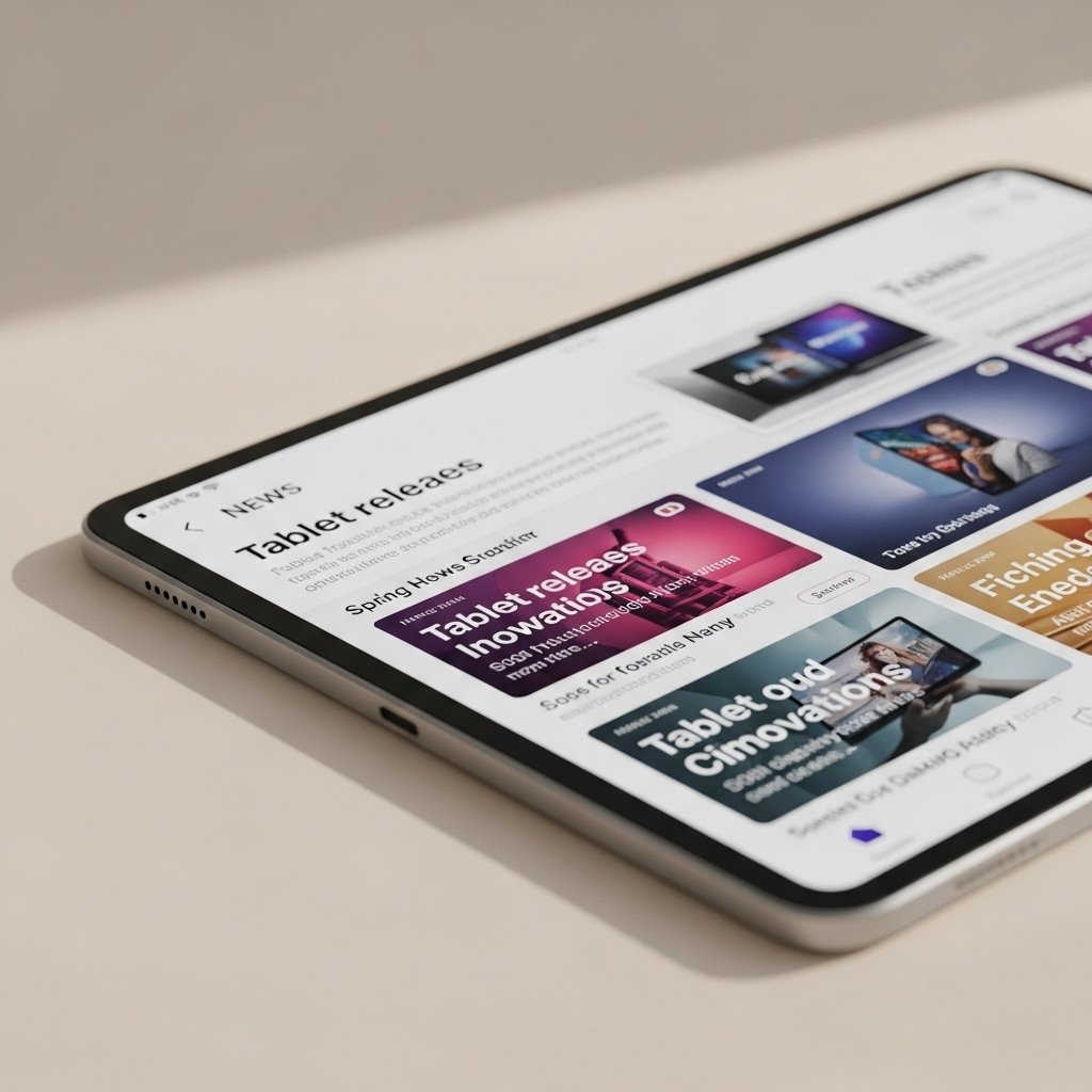 Najnowsze wieści ze świata tabletów: premiery i innowacje